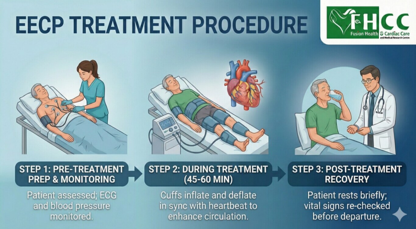 EECP Treatment table setup at FHCC clinic